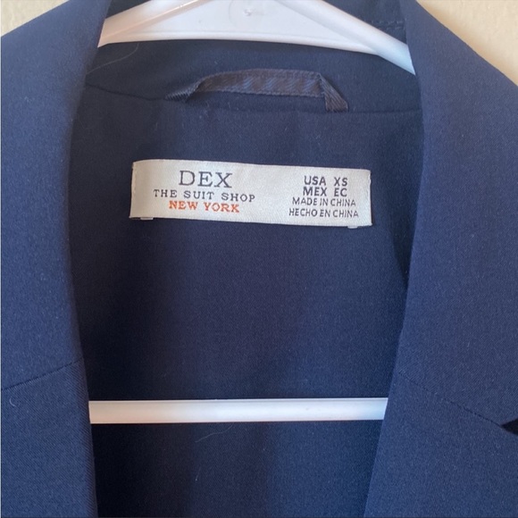 🔮 Dex navy casual blue blazer work office, size XS - Picture 7 of 16